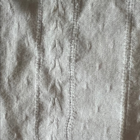 LOFT Cream Blouse with Tie Neck - Picture 3 of 7